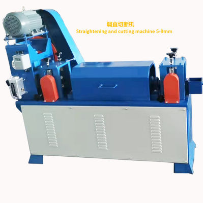 Filo di acciaio lineare che raddrizza macchina 5mm - 9mm completamente automatici