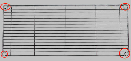 Tagliatrice di angolo di controllo dello SpA di Mesh Corner Cutting Machine dello scaffale